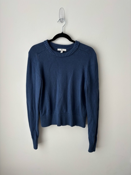 Banana Republic Sweaters - Banana Republic Cotton Silk Sweater Grey Cropped Crewneck Minimalist